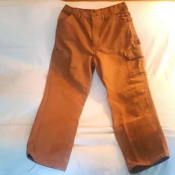 Carhartt Pants Mens Carhartt Duck Canvas Heavy Cargo Utility Pants